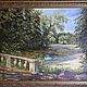 Oil painting landscape pond in the Park. canvas oil. Pictures. Ирина Димчева. My Livemaster. Фото №6
