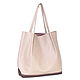 Shopper Bag Leather Pink Tote Shoulder Bag. Tote Bag. BagsByKaterinaKlestova (kklestova). Online shopping on My Livemaster.  Фото №2