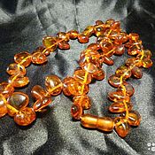 Iris glass necklace