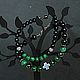 A pair of bracelets for him and her-malachite agate, Bracelet set, Khimki,  Фото №1