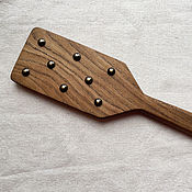 Субкультуры handmade. Livemaster - original item Paddle with Metal Recess, Spanker, Wooden Paddle, BDSM Device. Handmade.