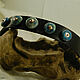 Leather bracelet with turquoise. Bead bracelet. Kooht. My Livemaster. Фото №6