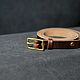 Narrow 20 mm leather strap Horween Chromexcel, brown. Straps. odalgoods (odalgoods). Online shopping on My Livemaster.  Фото №2