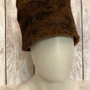 Дача и сад ручной работы. Ярмарка Мастеров - ручная работа Банная шапка валяная «Папаха». Handmade.