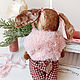 Тедди Зайка. Тедди Зверята. Handsewing.toys (Ирина). Ярмарка Мастеров.  Фото №6