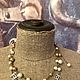 Винтаж: Бусы Chanel золотистый жемчуг 105 см. Маркировка. Колье винтажные. Екатерина кетикет. Ярмарка Мастеров.  Фото №4