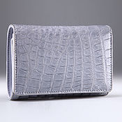 Сумки и аксессуары handmade. Livemaster - original item Women`s wallet with a coin holder made of genuine crocodile leather IMA0216UE5. Handmade.