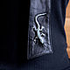 3D Tie with the painting 'Lizard' made of genuine leather. Ties. NEW&W. Интернет-магазин Ярмарка Мастеров.  Фото №2