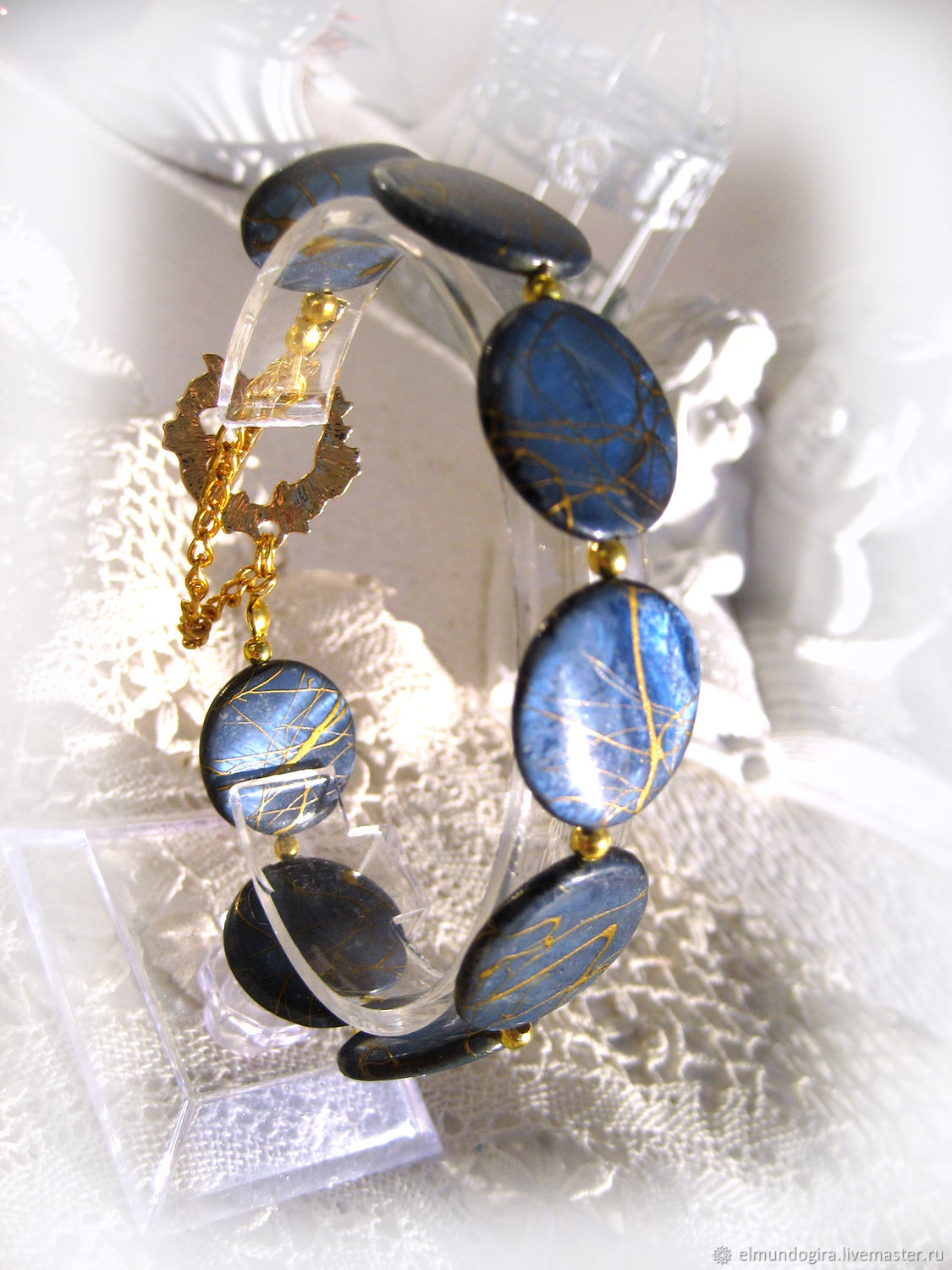 Браслет из перламутра в интернет-магазине Ярмарка Мастеров по цене 900 ...