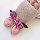 Заказать Шапочка  зайка из альпаки с подкладом. olga_knit.spb. Ярмарка Мастеров. . Шапки Фото №3