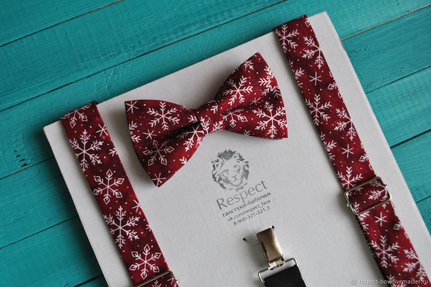 Bow tie and suspenders will brighten up any Christmas office party Christmas party Your son