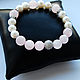 Delicate bracelet made of freshwater pearls and rose quartz. Bead bracelet. Twinkle Shop (twinkleshop). Online shopping on My Livemaster.  Фото №2