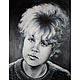  Black and white acrylic portrait. Pictures. Artist Mariya Kozlova. Online shopping on My Livemaster.  Фото №2