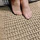 Natural handmade jute Mat with massage effect. Floor mats. irina-belaya-3. My Livemaster. Фото №4
