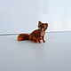 Рыжий кот миниатюра   для кукольного домика. Мини фигурки и статуэтки. Игрушки - Шерсть в радость (AnzhelikaK). Ярмарка Мастеров.  Фото №6