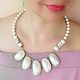 Necklace. pearls. Necklace. ELENA KARPOVA KB. Online shopping on My Livemaster.  Фото №2