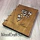 Notepad, made of wood. Notebooks. WoodCraft32. My Livemaster. Фото №6