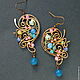 Order The Earrings Are A Little Slice Of Heaven. color of magic. Livemaster. . Earrings Фото №3