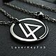 Подвеска "Linkin Park". Подвеска. Laserkeyfob. Интернет-магазин Ярмарка Мастеров.  Фото №2