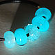 Luminous beads with large hole for bracelet, Beads1, St. Petersburg,  Фото №1