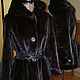 Mink coat with belt and hood ' Park'. Parkas jacket. Lana Kmekich (lanakmekich). Online shopping on My Livemaster.  Фото №2