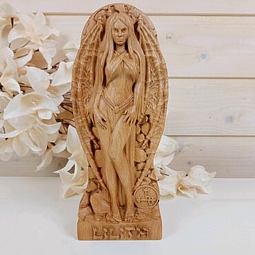 Ярмарка Мастеров - ручная работа Лилит, статуэтка из дерева. Handmade.