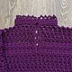 Кофточка вязаная «Openwork». Кофты. nata_i_knit (klepalova). Ярмарка Мастеров.  Фото №5