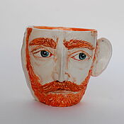 Посуда handmade. Livemaster - original item Mugs and cups: Van Gogh. Handmade.