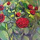 Картина маслом-Красные розы, Картины, Москва,  Фото №1