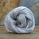 B09.  Blend of Silk Toussaint/Grey-beige Alpaca. 50 grams, Wool, Nizhnevartovsk,  Фото №1