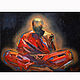 Картина маслом "Буддийский Монах". 25 х 20 см, Картины, Новороссийск,  Фото №1