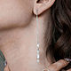 Transformer earrings silver, white pearls, Earrings, Krasnoyarsk,  Фото №1