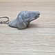 Keyring made of marble krshka dachshund. Key chain. koffo (koffo). My Livemaster. Фото №4
