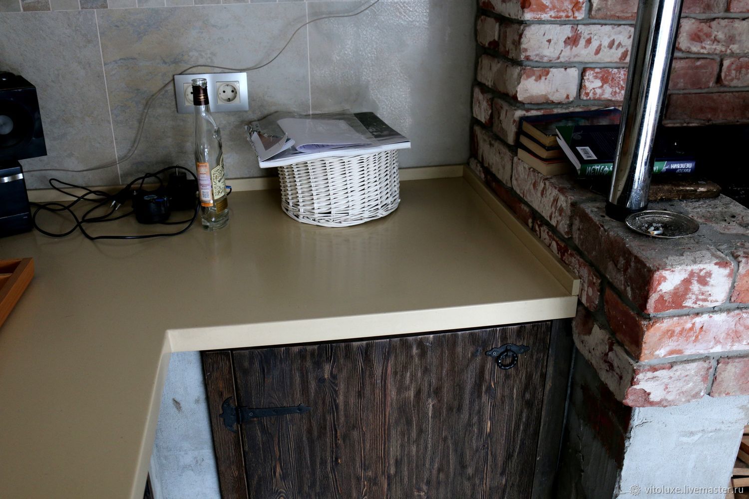 Кухня угловая массив брошюрование – заказать на Ярмарке Мастеров ...