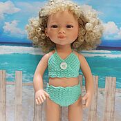 Куклы и игрушки handmade. Livemaster - original item Swimsuit green for Gonzalez doll. Handmade.