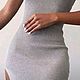 Серый трикотаж-рибана. Ткани. Итальянские ткани Gontess. Ярмарка Мастеров.  Фото №4