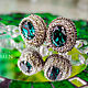 Cufflinks: OSCAR. color: emerald. Men's jewelry. Cufflinks for men. Cuff Links. LADY-LIZA jewelry shop. My Livemaster. Фото №5