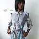 Платье  рубашка " Sansei". Платья. Little___dress. Интернет-магазин Ярмарка Мастеров.  Фото №2