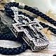 Крест с деревянной вставкой Георгия Победоносца. Крестик. MisMi jewelry. Ярмарка Мастеров.  Фото №6