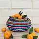 Фруктовница в Африканском стиле. Фруктовницы. Fashion Wicker. Ярмарка Мастеров.  Фото №4