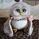 Hedwig owl toy from wool. Felted Toy. handmade toys by Mari (handmademari). My Livemaster. Фото №4