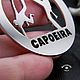 Medal for the Capoeira coach-stainless steel-engraving. Medals. Borowski store. My Livemaster. Фото №4