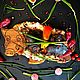 Кабанчик. Блюдо для мяса из дерева. Блюдо. Wood apple decor. Ярмарка Мастеров.  Фото №6