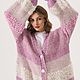 Заказать Вязаное пальто в розовых тонах. The sweetest sweaters. Ярмарка Мастеров. . Кардиганы Фото №3