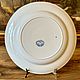 Винтаж: Блюдо Sarreguemines Flore. Диаметр 32 см. Фаянс. Тарелки винтажные. Decor de table. Интернет-магазин Ярмарка Мастеров.  Фото №2