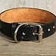 Leather collar 'Mondioring'. Dog - Collars. Narmo leather workshop.. My Livemaster. Фото №4
