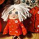 Заказать Подарочный набор ватных игрушек Домовёнок Кузя. Olesya-q29. Ярмарка Мастеров. . Елочные игрушки Фото №3