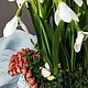 Подснежники из полимерной глины (холодный фарфор). Композиции. Lovely flower. Ярмарка Мастеров.  Фото №9