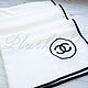 Black Italian stole made of Chanel fabric. Scarves. Platkoffcom. My Livemaster. Фото №5