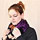 Order Boho-style snood scarf. Double-sided, handmade snood. Boho-Eklektika. Livemaster. . Scarves Фото №3